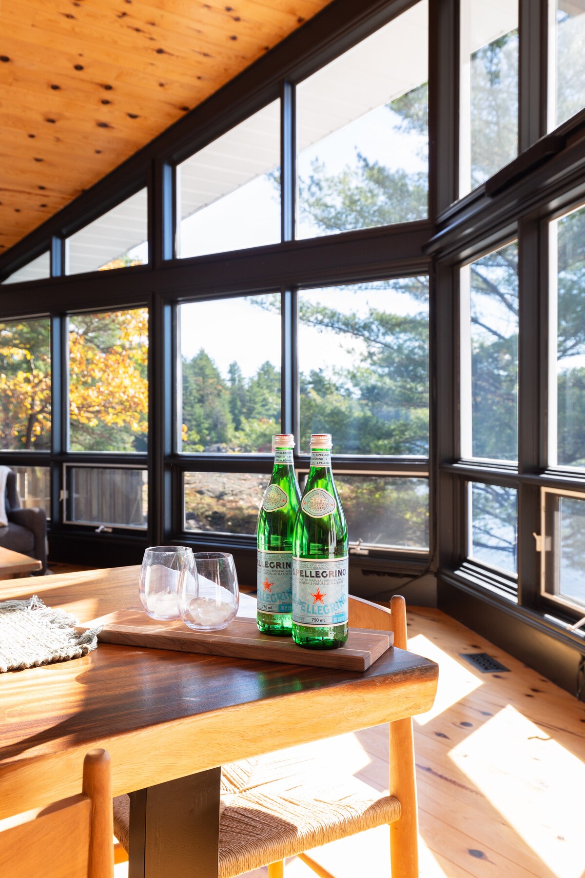 Cottage from lake view
